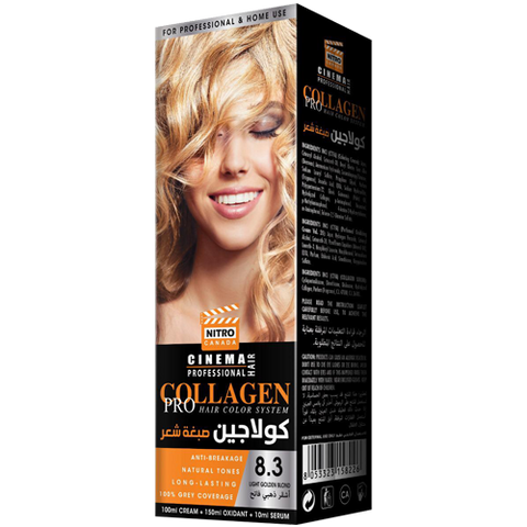 Bjonde e Artë i Lehtë Nitro Canada Cinema Professional Hair Color System