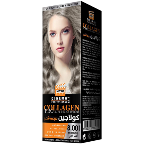 Bjonde Argjendi Nitro Canada Cinema Professional Hair Color System