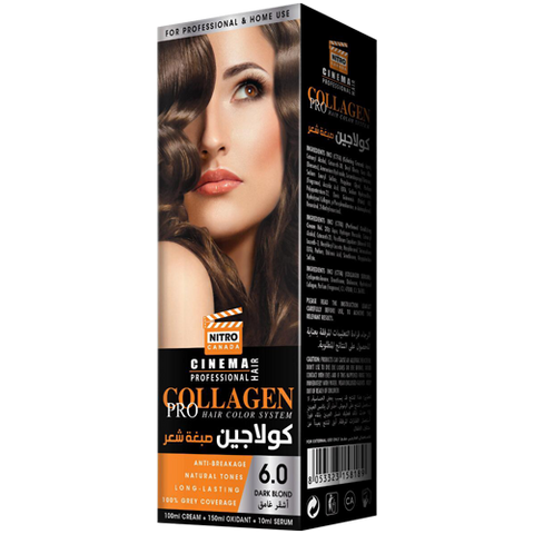 Bjonde e Errët Nitro Canada Cinema Professional Hair Color System