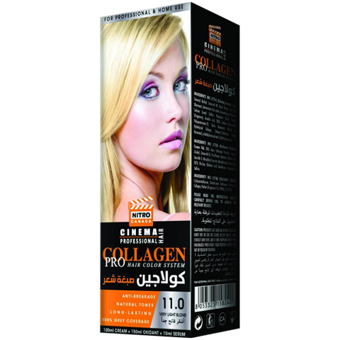 Bjonde Shumë e Lehtë Nitro Canada Cinema Professional Hair Color System