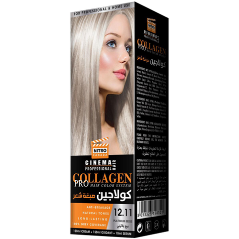 Bezhë në Platin Nitro Canada Cinema Professional Hair Color System
